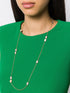 collar en oro rosa de 18kt con nácar